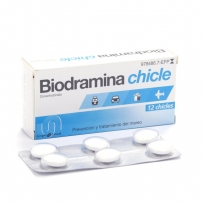 BIODRAMINA 20 MG 12 CHICLES